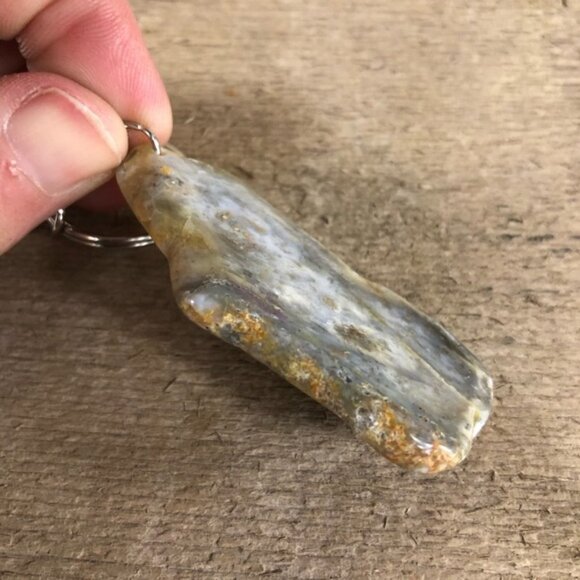 Handcrafted Texas Rock Hounder's Keychain - Picture 2 of 4